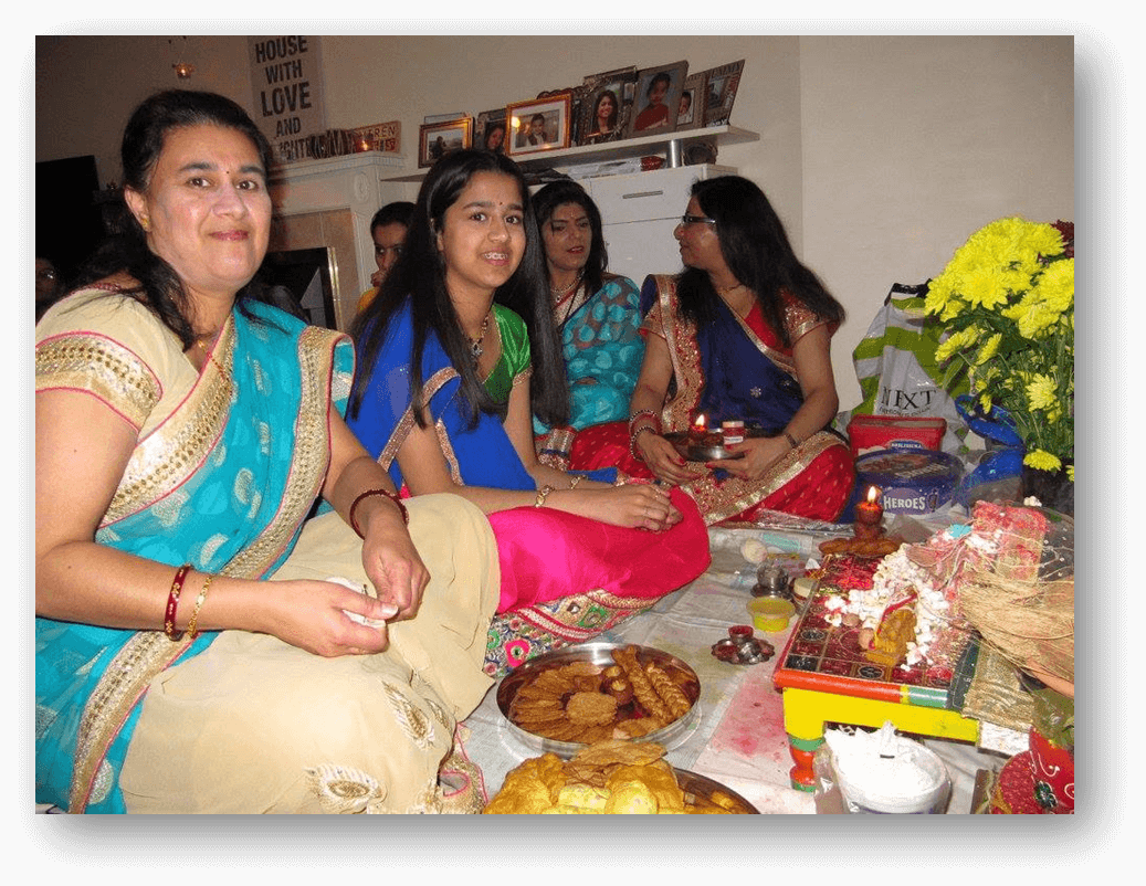 Fruits offering to Goddess Gauri