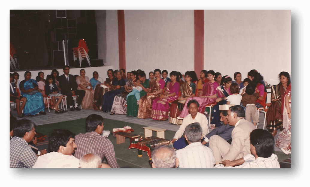 Groom Shreeman Dipesh Ramniclal on his wedding day accompanied with the members of his family