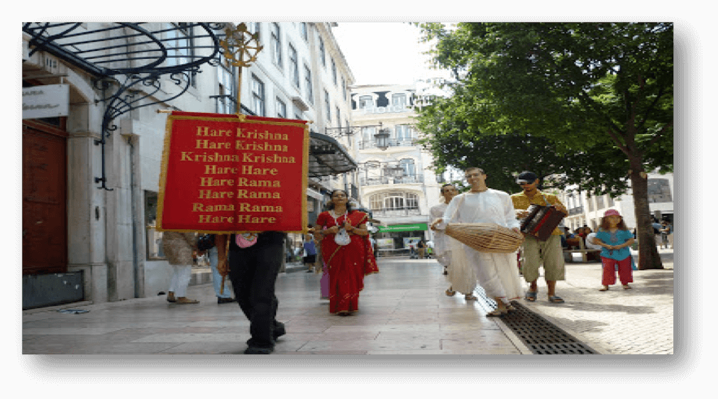 Devotees and sympathizers of the Hare Krishna movement